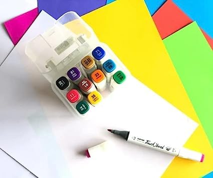 Twin Head Sketch Marker Set Of 12 piece