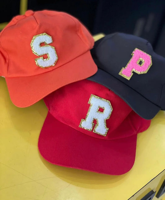 Personalised Monogram Initial Patch Cap