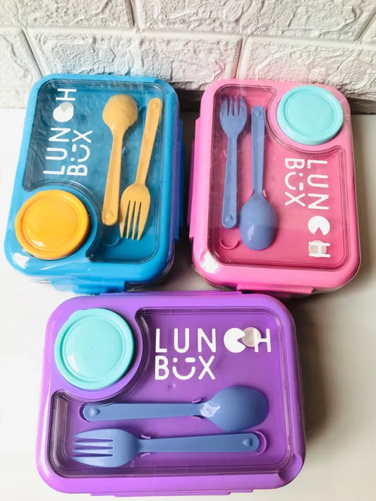 4 Compartment Swirl Lunch box