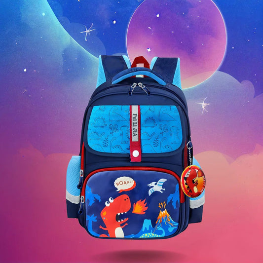 Large Capacity Dino/Space Theme School Backpack