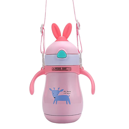 Baby Animal Theme SS Insulated Water Bottle - 260 ML