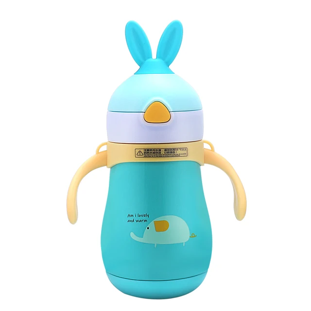 Baby Animal Theme SS Insulated Water Bottle - 260 ML