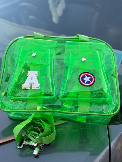 Personalised Jelly Bag With Waterproof Stylish for Kids (1 Initail )