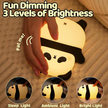 Cute Sleeping Panda Night Lamp