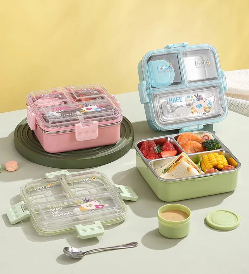 3D-Printed Stainless Steel Lunch Box