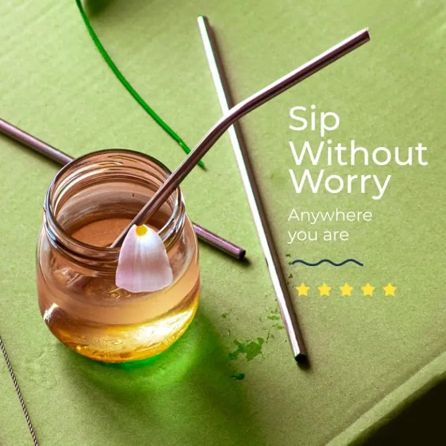 Stainless Steel Straw Set