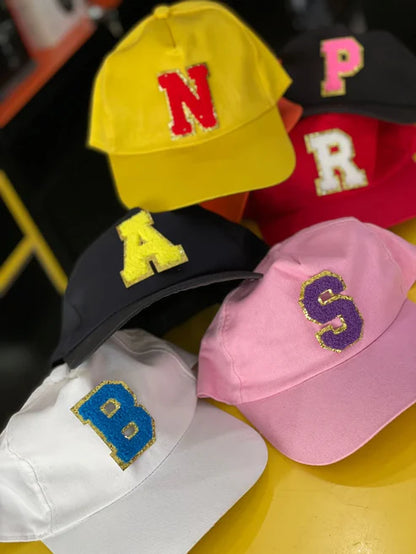 Personalized Monogram Caps for Kids & Adult – Custom Themes & Initials