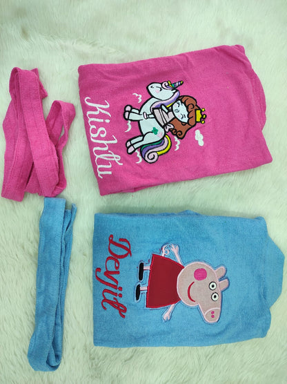 Customised Kids Bathrobe