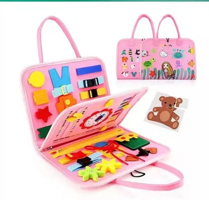 Busy Board Book - Early Child Education | Montessori Toy