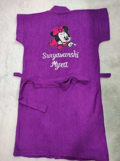 Customised Kids Bathrobe
