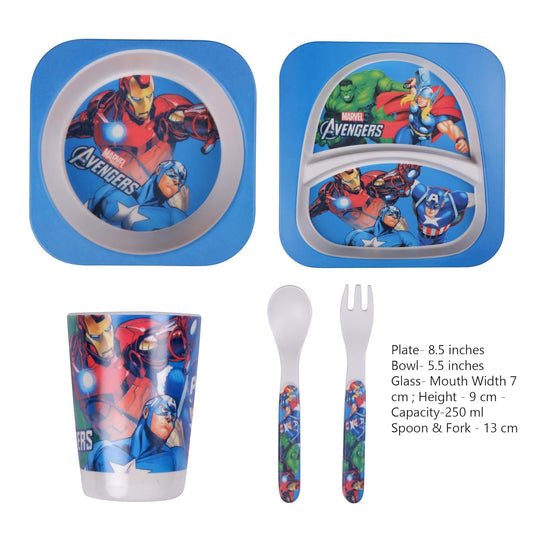 Marvel Avengers Kids Mealtime Set