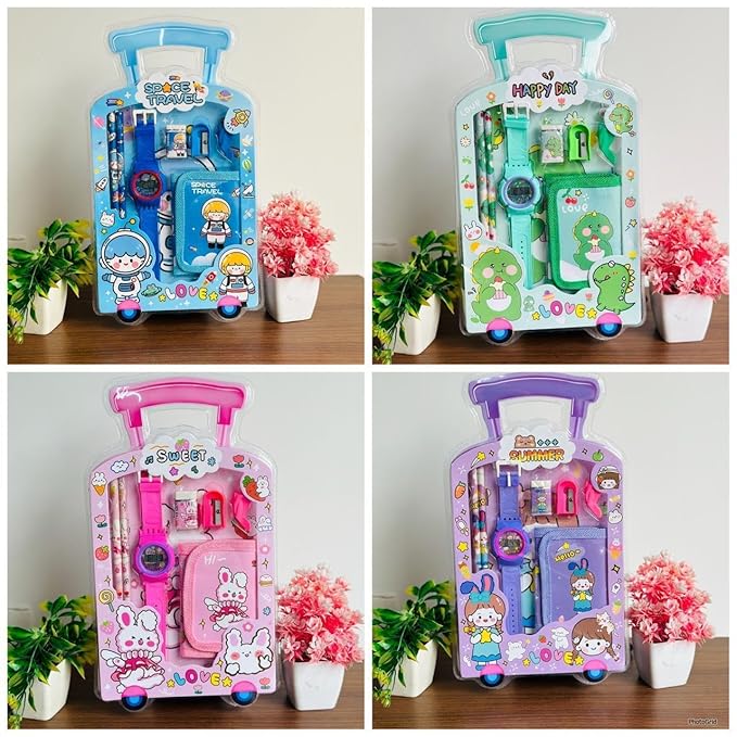 Happy Time Travel Stationary Set