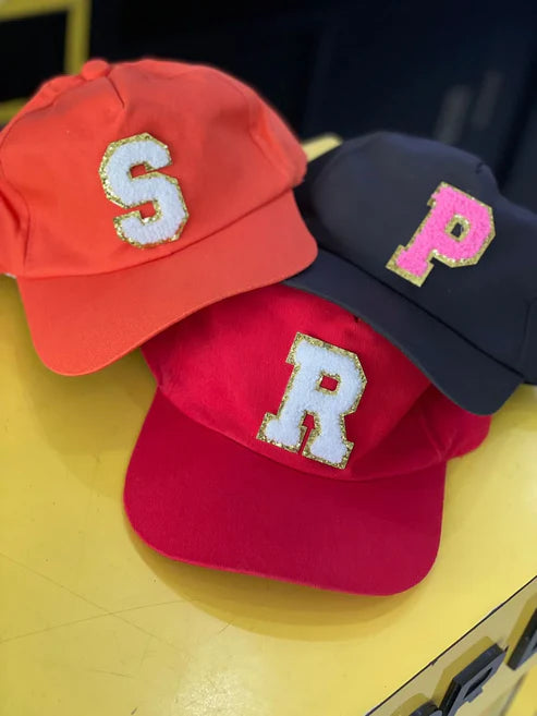 Personalized Monogram Caps for Kids & Adult – Custom Themes & Initials