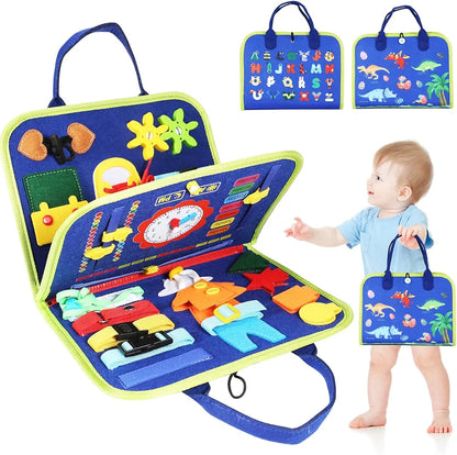 Busy Board Book - Early Child Education | Montessori Toy