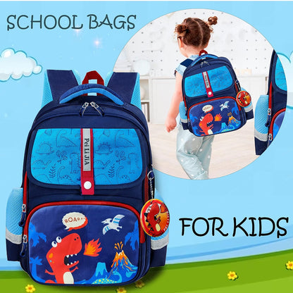 Large Capacity Dino/Space Theme School Backpack