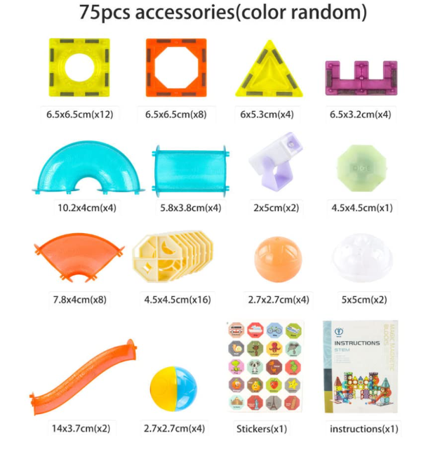 Light Magnetic Building Blocks Toys for Kids