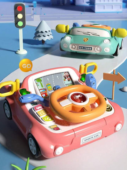 Light & Musical Steering Wheel Toy for Toddlers 1-3 Years