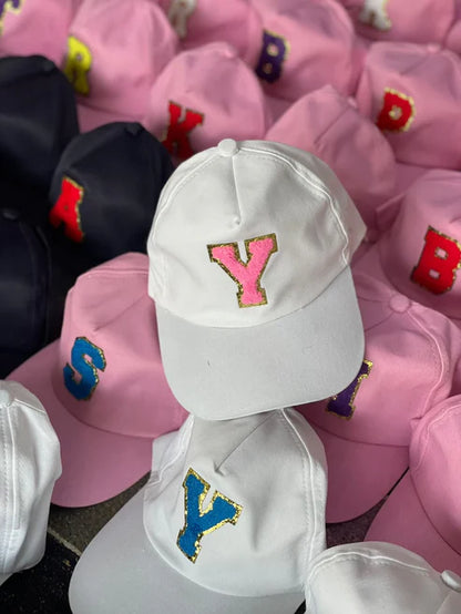Personalized Monogram Caps for Kids & Adult – Custom Themes & Initials