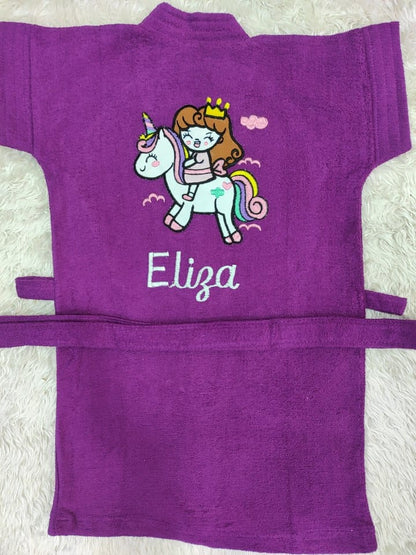 Customised Kids Bathrobe