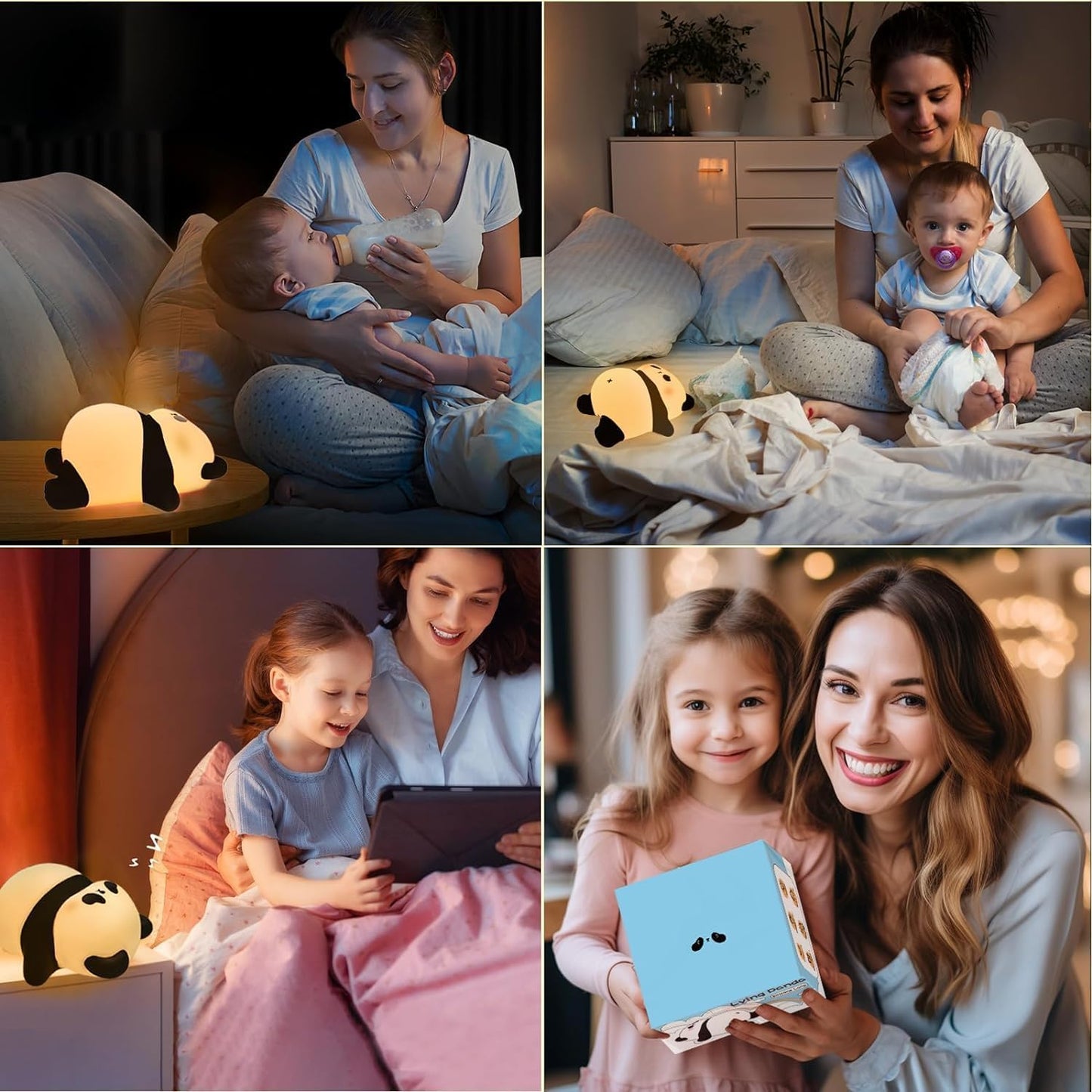 Cute Sleeping Panda Night Lamp