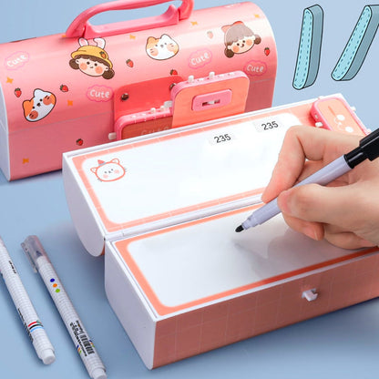 Multifunctional Code Lock Large Capacity Pencil Case