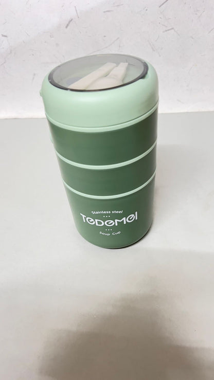 Tedemei Portable Thermal Lunch Box - 2 compartment & 3 compartment
