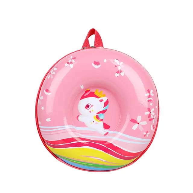 Donut Shape Unicorn/Space School Bag