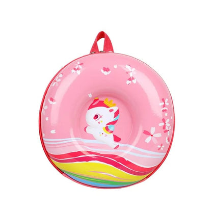 Donut Shape Unicorn/Space School Bag