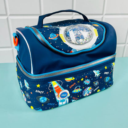 Premium Insulated Double Decker Lunch Bag