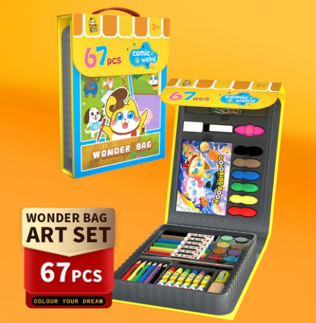 Wonder bag art set 67 pcs
