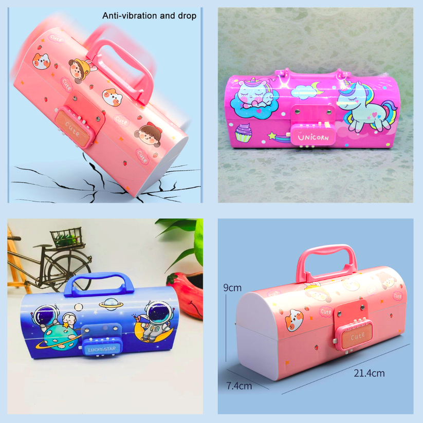 Multifunctional Code Lock Large Capacity Pencil Case