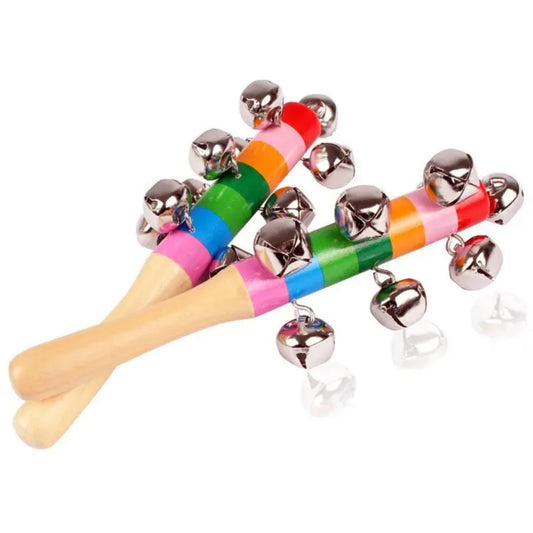 Rainbow Rhythm Jingle Rattle Sticks