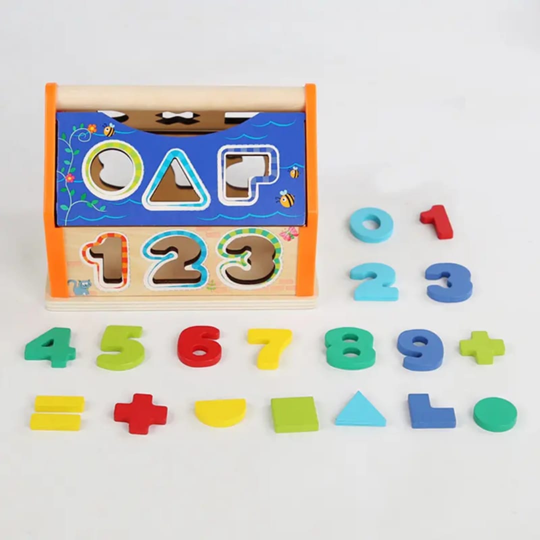 House Activity Center Early Learning for Age 3 4 5 6 7 8 Children Gifts | Wooden & Handcrafted Toys | Preschool Toys & Pretend Play