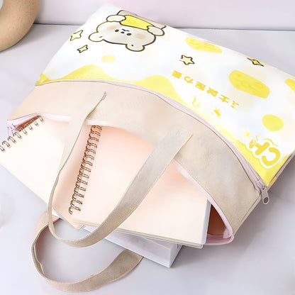 MULTICOLOR CARTOON DESIGN MULTI-PURPOSE HANDBAG