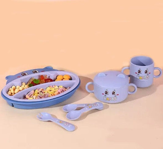 Happy Hippo bamboo fiber tableware