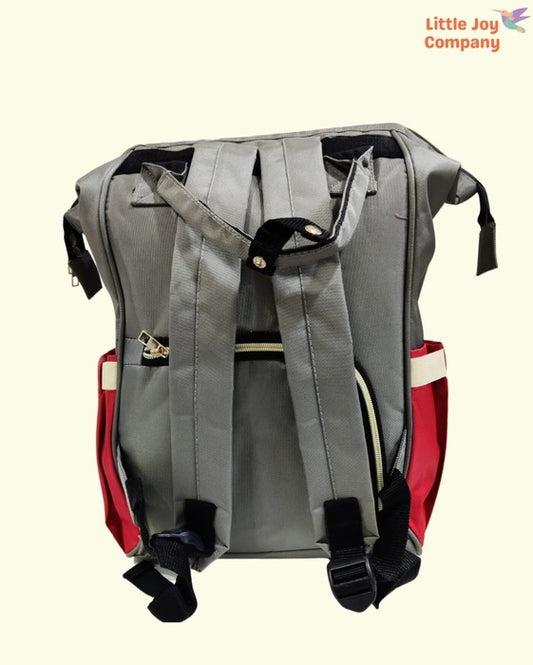 CUSTOMISED STRIPPED DIAPER BAG