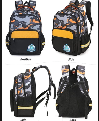 Dinosaur High School  Backpacks 16 inches for Teen Girls Boys Lightweight Bag- Green