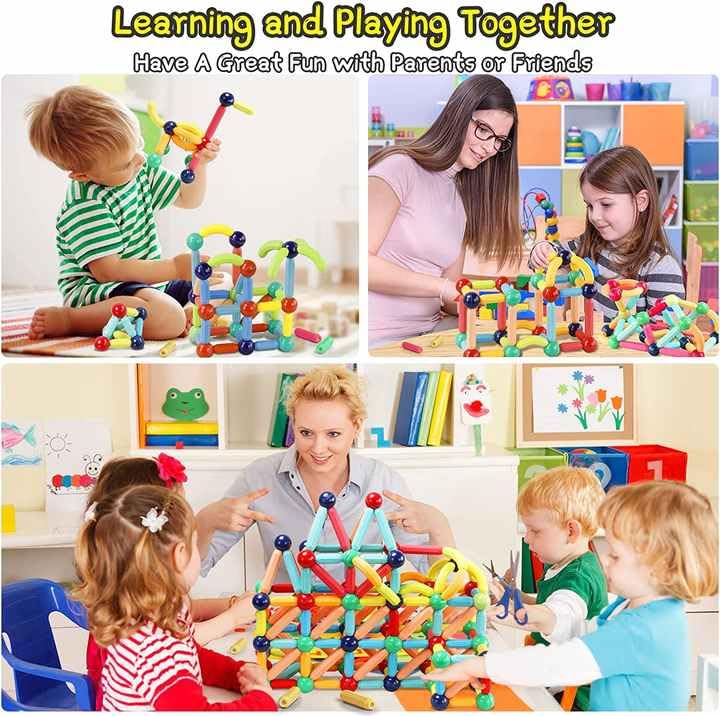 42 pcs Magnetic Sticks Building Blocks Toy For Kids
