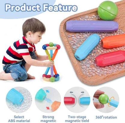 42 pcs Magnetic Sticks Building Blocks Toy For Kids