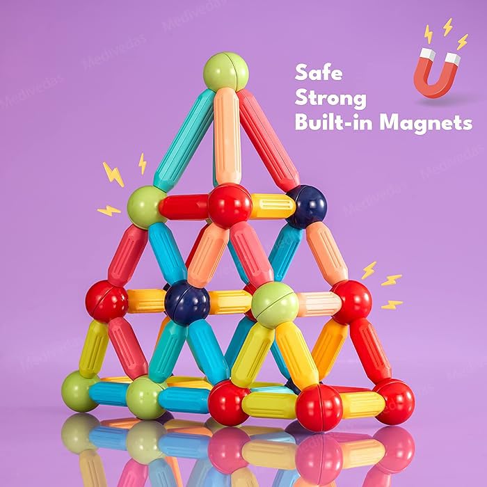 42 pcs Magnetic Sticks Building Blocks Toy For Kids
