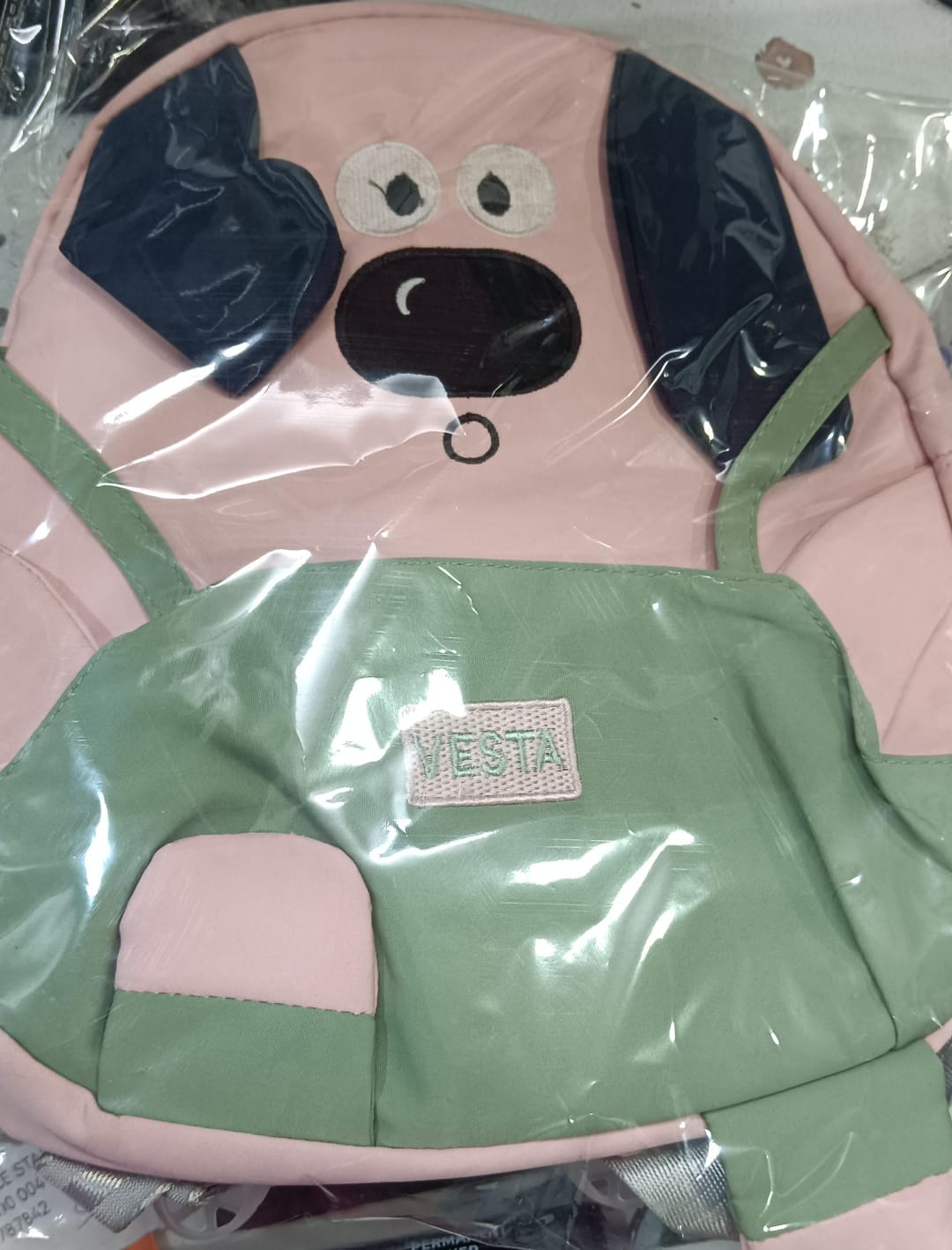 vesta pink & green
