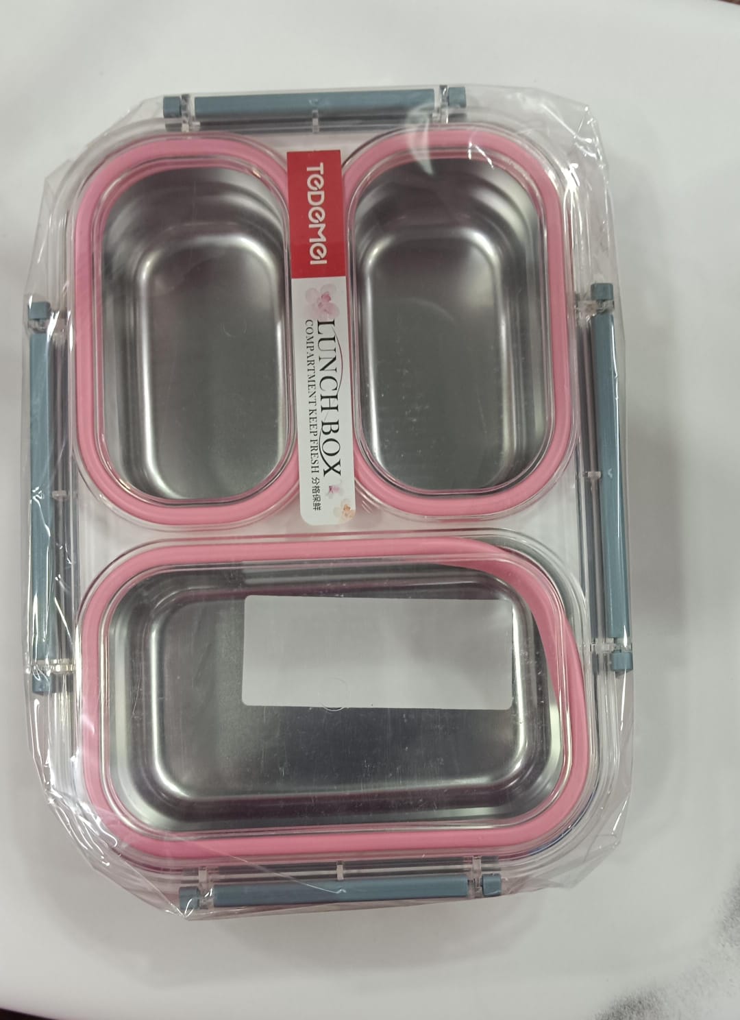 tedemei 3 grid lunchbox