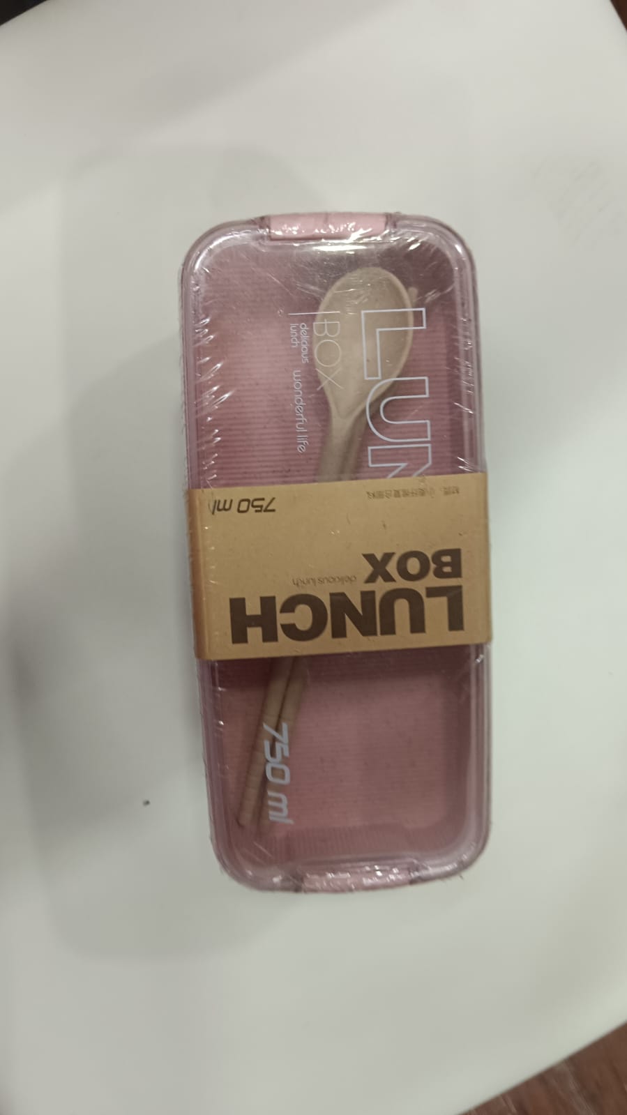pink lunchbox 750ml