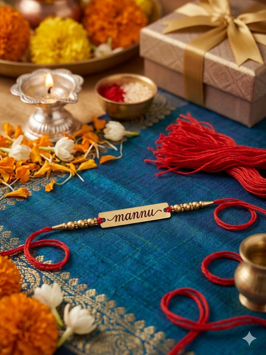 CUSTOMISED NAME RAKHI GIFTS