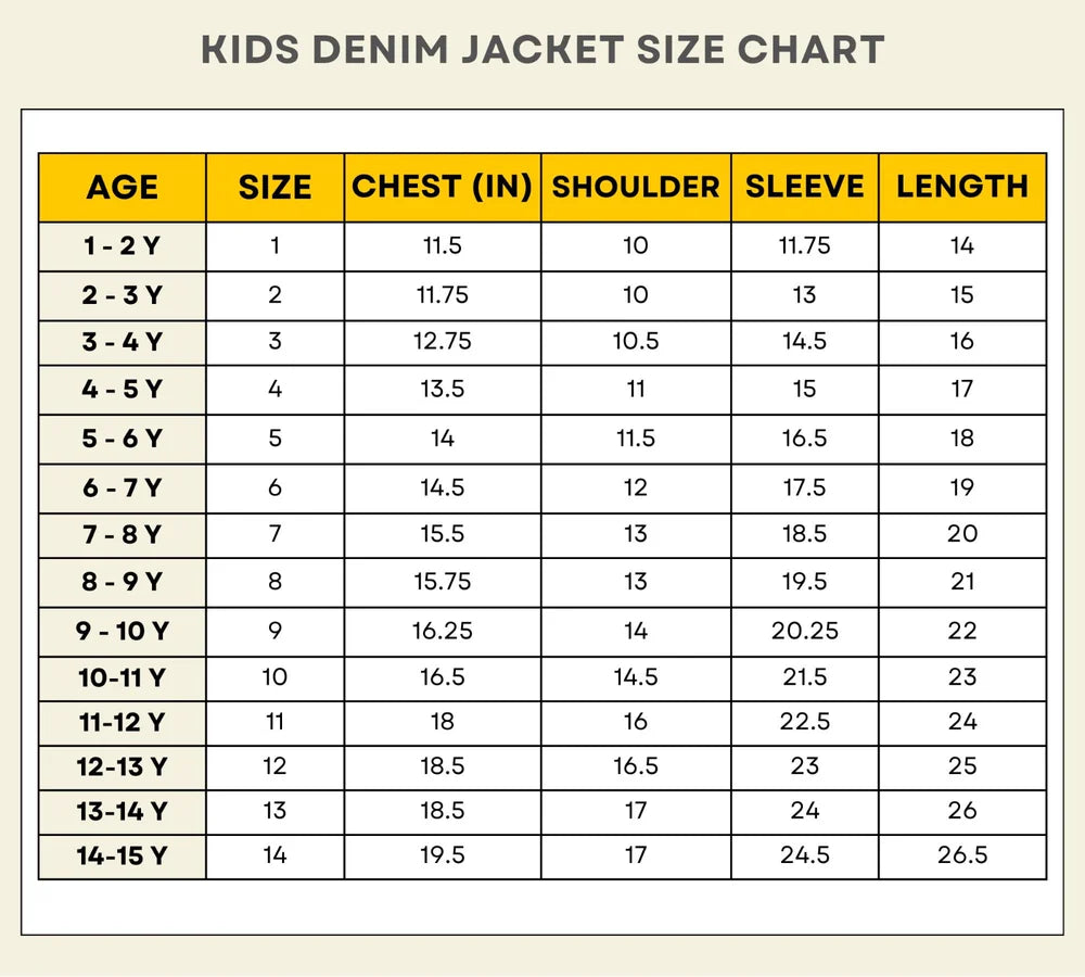 Custom Kids Denim Jacket (Name + 4 patches)