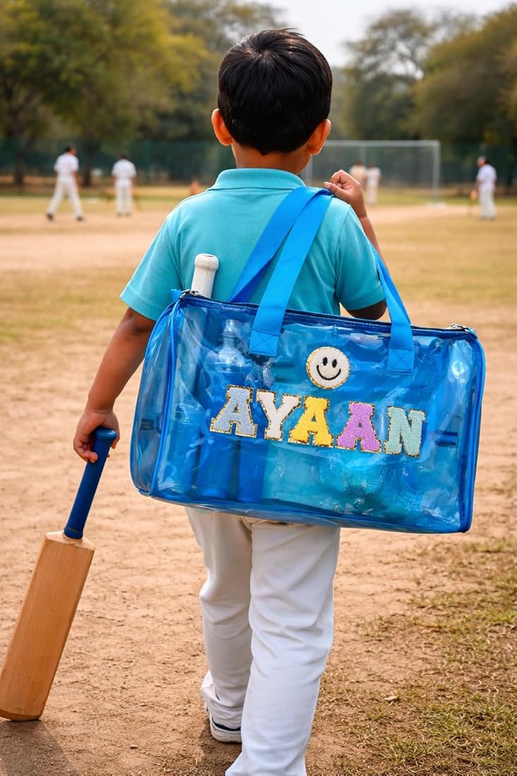 Personalised Jelly Bag With Waterproof Stylish for Kids (1 Initail )