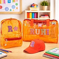 Personalised Jelly Bag With Waterproof Stylish for Kids (1 Initail )