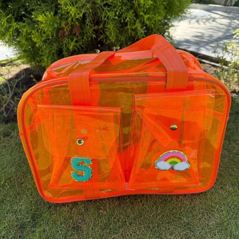 Personalised Jelly Bag With Waterproof Stylish for Kids (1 Initail )