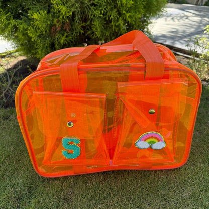 Personalised Jelly Bag With Waterproof Stylish for Kids (1 Initail )