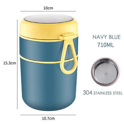 Tedemei Portable Thermal Lunch Box - 2 compartment & 3 compartment